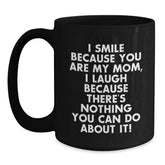Funny Mom Black Coffee Mugs Gifts for Mom from Family at Christmas Unique - Main
